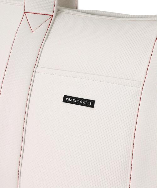 PEARLY GATES(パーリーゲイツ)の「【PEARLY GATES】カレッジマークネオプレンロッカーバッグ (UNISEX)(トートバッグ・レディース・ホワイト/オレンジ・FREE)」の8枚目の写真