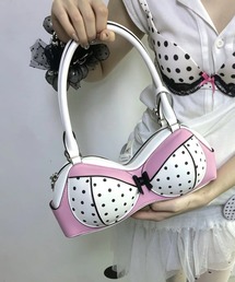 ViViDAY（ビビデー）の「ドット柄ブラジャー形バッグ（ショルダーバッグ）」