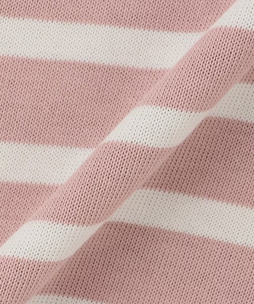 KP（ケーピー）の「ボーダー後ろ裾フリル長袖Ｔシャツ（Tシャツ/カットソー・キッズ・ピンク/サックスブルー・110cm/120cm/130cm/140cm）」の6枚目の写真
