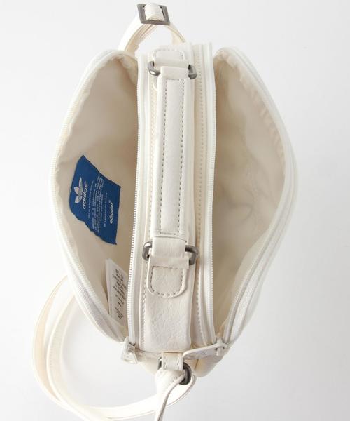 adidas(アディダス)の「adidas MINI AIRLINERバッグ/adidas MINI AIRLINER BK(ショルダーバッグ・レディース・ホワイト・フリー)」の6枚目の写真