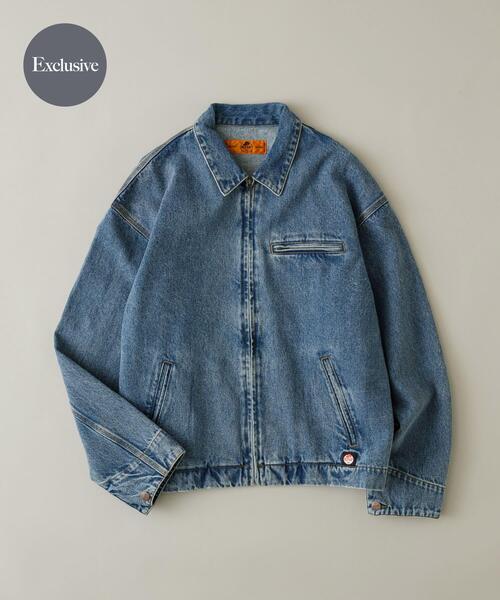 RED KAP(レッドキャップ)の「『別注』RED KAP×Sonny Label デニムジップブルゾン(デニムジャケット・メンズ・インディゴブルー/ワンウォッシュ・LARGE/MEDIUM)」の2枚目の写真