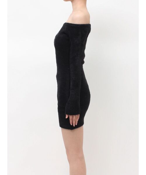 GYDA(ジェイダ)の「SymmetryGYDA bijouオフショルミニシャギーワンピース(ワンピース・レディース・オフホワイト/ベージュ/ブラック・FREE)」の20枚目の写真