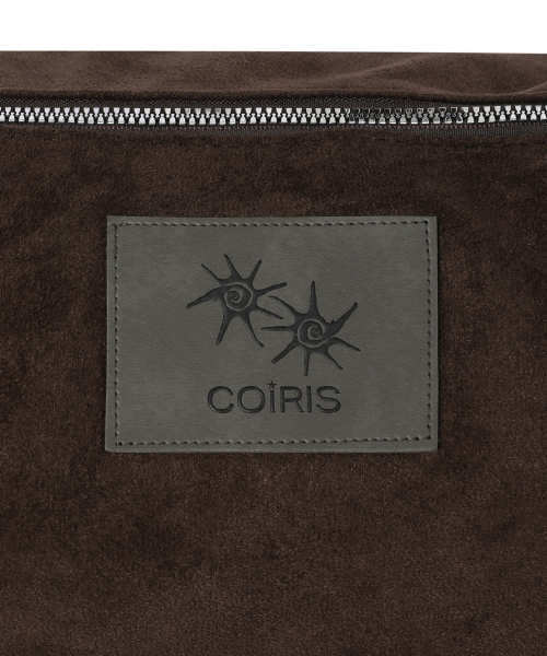 COIRIS（コイリス）の「レナ スエード ハーフムーン hoboバッグ (2カラー)（ショルダーバッグ・レディース・ダークブラウン/ブラック・FREE）」の4枚目の写真