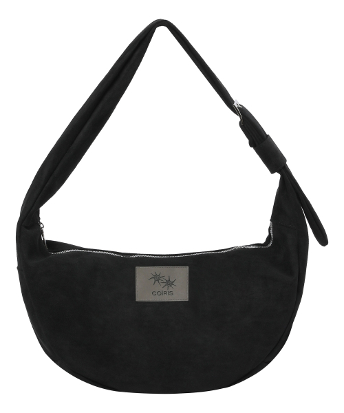 COIRIS（コイリス）の「レナ スエード ハーフムーン hoboバッグ (2カラー)（ショルダーバッグ・レディース・ダークブラウン/ブラック・FREE）」の6枚目の写真
