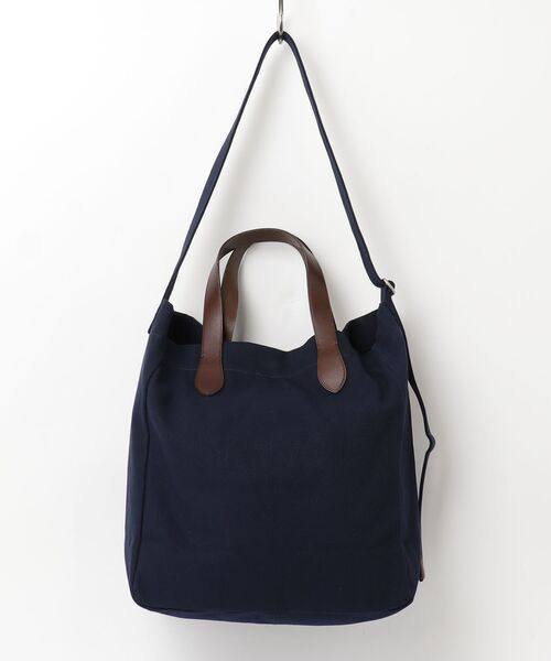 POLO RALPH LAUREN(ポロ ラルフ ローレン)の「Polo ベア キャンバス ショッパー トート(トートバッグ・メンズ・ネイビー系1・ONE)」の6枚目の写真