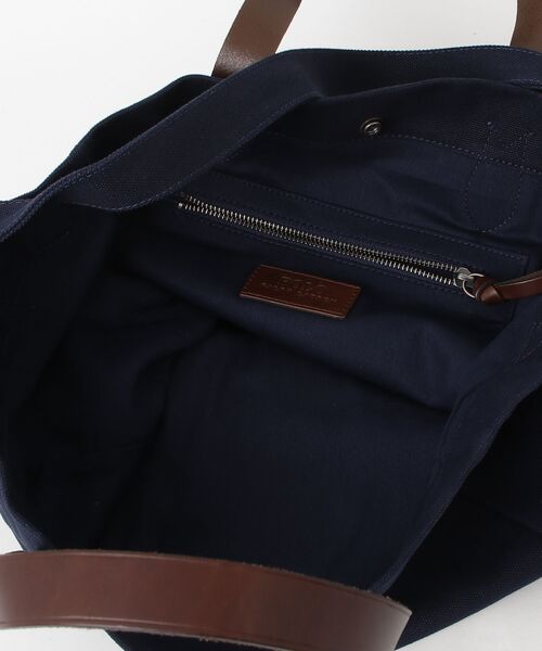 POLO RALPH LAUREN(ポロ ラルフ ローレン)の「Polo ベア キャンバス ショッパー トート(トートバッグ・メンズ・ネイビー系1・ONE)」の4枚目の写真