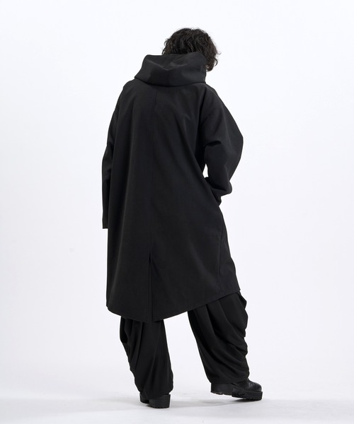 NO ID.(ノーアイディ)の「【NO ID.】Synthetic Leather Double Zip Mods Coat / シンセティック レザー ダブル ジップ モッズ コート(モッズコート・メンズ・ブラック系その他/ブラック・ONE)」の7枚目の写真