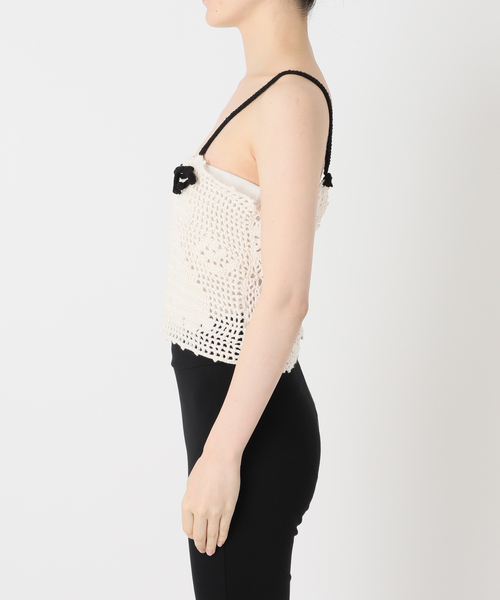 EDIT. FOR LULU(エディットフォールル)の「【AYNI for LULU】 camisole(キャミソール・レディース・ホワイト・FREE)」の4枚目の写真
