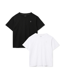 LIFE WORK | レディース) ニュー2PACKベーシック半袖Tシャツ(Tシャツ/カットソー)