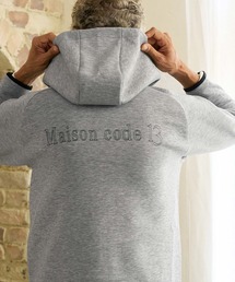 Maison code 13（メゾンコードサーティーン）の「mpa4202- Double Knit Full Zip Hoodie ジップパーカー(M26W-23)（パーカー）」