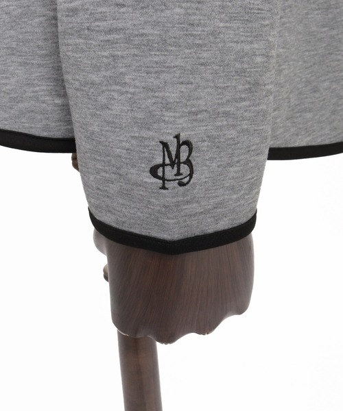 Maison code 13(メゾンコードサーティーン)の「mpa4202- Double Knit Full Zip Hoodie ジップパーカー(M26W-23)(パーカー・メンズ・トップグレー/ブラック・S/M/L/XL)」の19枚目の写真