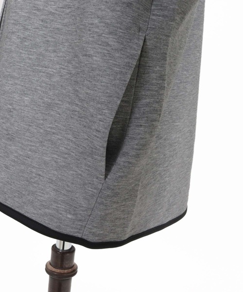 Maison code 13(メゾンコードサーティーン)の「mpa4202- Double Knit Full Zip Hoodie ジップパーカー(M26W-23)(パーカー・メンズ・トップグレー/ブラック・S/M/L/XL)」の20枚目の写真