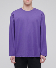 [クールタンダード] クルーネック長袖Tシャツ [ヒーローパープル]