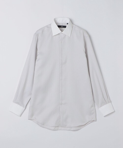 SHIPS Colors(シップス カラーズ)の「〈消臭〉Deo-Papi(R) イージーケア クレリック ワイドカラー シャツ(シャツ/ブラウス・メンズ・ライトグレー・41/40/39/38/37/42)」の15枚目の写真