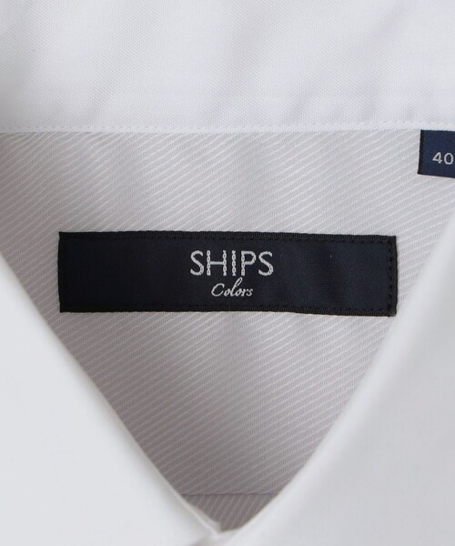 SHIPS Colors(シップス カラーズ)の「〈消臭〉Deo-Papi(R) イージーケア クレリック ワイドカラー シャツ(シャツ/ブラウス・メンズ・ライトグレー・41/40/39/38/37/42)」の20枚目の写真