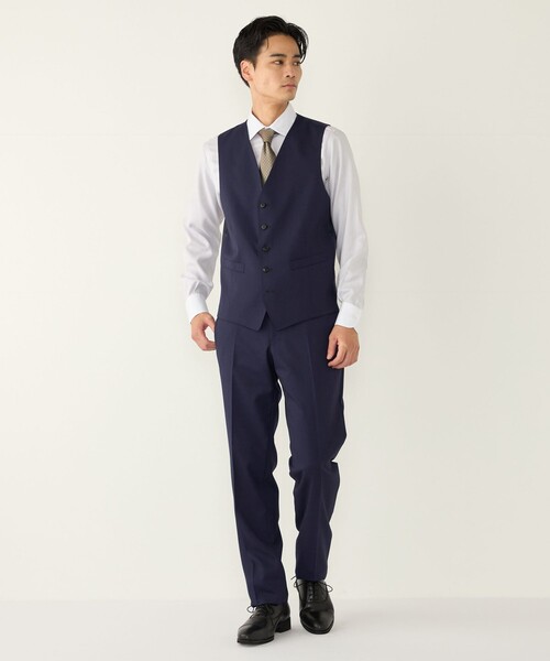 SHIPS Colors(シップス カラーズ)の「〈消臭〉Deo-Papi(R) イージーケア クレリック ワイドカラー シャツ(シャツ/ブラウス・メンズ・ライトグレー・41/40/39/38/37/42)」の3枚目の写真