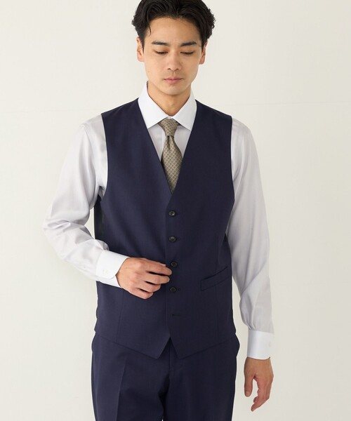 SHIPS Colors(シップス カラーズ)の「〈消臭〉Deo-Papi(R) イージーケア クレリック ワイドカラー シャツ(シャツ/ブラウス・メンズ・ライトグレー・41/40/39/38/37/42)」の10枚目の写真