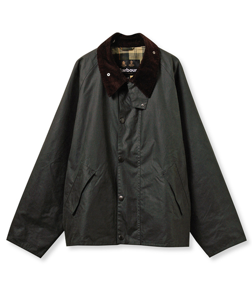 Barbour(バブアー)の「Barbour(バブアー) OS TRANSPORT WAX JACKET(その他アウター・メンズ・カーキ/ブラック・42/40/38/36)」の2枚目の写真