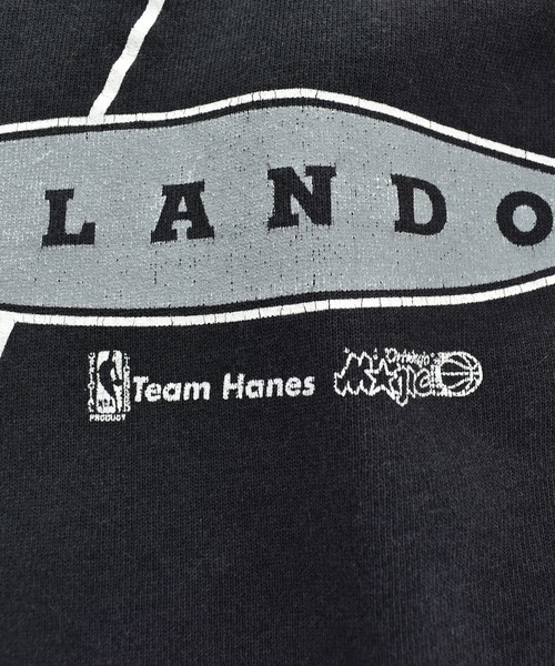 HANES（ヘインズ）の「【USED】90's Hanes “NBA Orlando Magic" スウェット USA製（スウェット・メンズ・ブラック・LARGE）」の3枚目の写真
