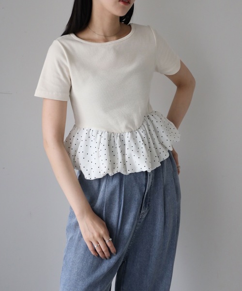 model：164cm. 着用サイズ：FREE