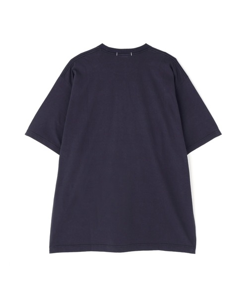 Y(ワイ)の「Y / ORGANIC COTTON JERSEY SHORT SLEEVE T‐SHIRT(Tシャツ/カットソー・メンズ・ネイビー/ホワイト・LARGE)」の9枚目の写真
