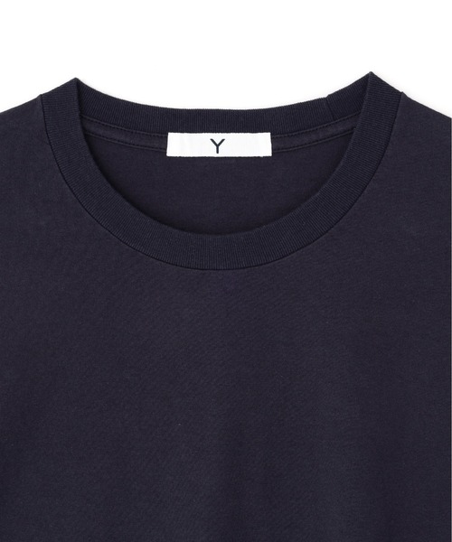 Y(ワイ)の「Y / ORGANIC COTTON JERSEY SHORT SLEEVE T‐SHIRT(Tシャツ/カットソー・メンズ・ネイビー/ホワイト・LARGE)」の10枚目の写真
