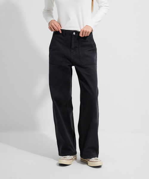 RAAM(ラム)の「ヴィンテージ染めポケットチノパンツ(その他パンツ・レディース・チャコールグレー・SMALL/MEDIUM)」の1枚目の写真