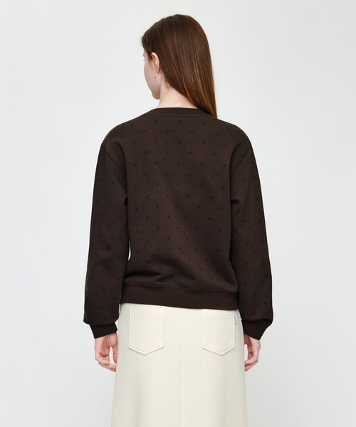 MARITHE + FRANCOIS GIRBAUD(マリテフランソワジルボー)の「W CLASSIC LOGO SWEATSHIRT(スウェット・レディース・ブラウン/ライトグレー/Navy/Cream・SMALL/MEDIUM)」の6枚目の写真