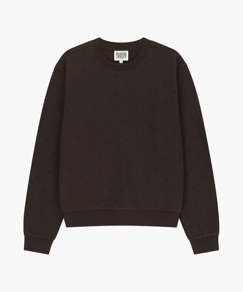 MARITHE + FRANCOIS GIRBAUD(マリテフランソワジルボー)の「W CLASSIC LOGO SWEATSHIRT(スウェット・レディース・ブラウン/ライトグレー/Navy/Cream・SMALL/MEDIUM)」の8枚目の写真