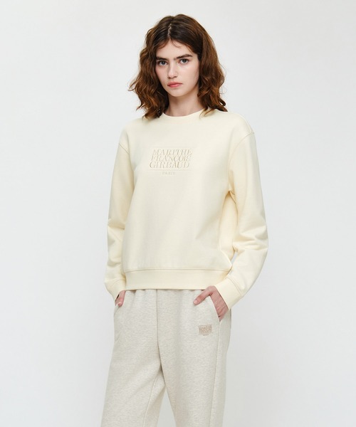MARITHE + FRANCOIS GIRBAUD(マリテフランソワジルボー)の「W CLASSIC LOGO SWEATSHIRT(スウェット・レディース・ブラウン/ライトグレー/Navy/Cream・SMALL/MEDIUM)」の10枚目の写真