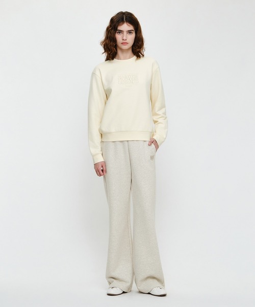 MARITHE + FRANCOIS GIRBAUD(マリテフランソワジルボー)の「W CLASSIC LOGO SWEATSHIRT(スウェット・レディース・ブラウン/ライトグレー/Navy/Cream・SMALL/MEDIUM)」の11枚目の写真