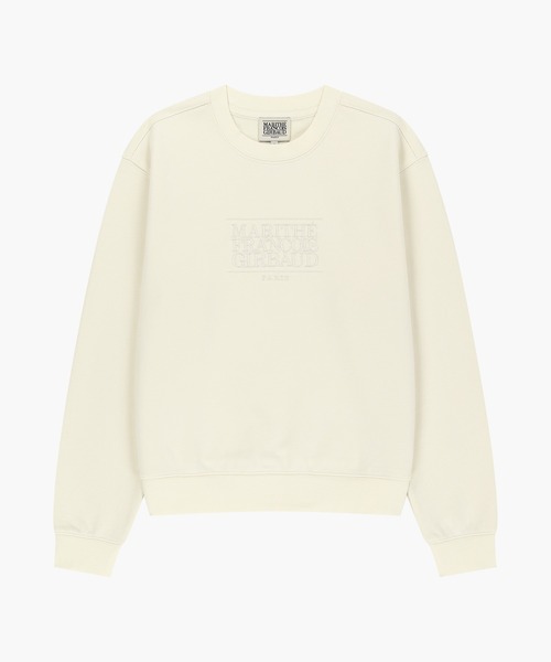 MARITHE + FRANCOIS GIRBAUD(マリテフランソワジルボー)の「W CLASSIC LOGO SWEATSHIRT(スウェット・レディース・ブラウン/ライトグレー/Navy/Cream・SMALL/MEDIUM)」の13枚目の写真