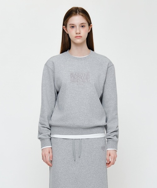 MARITHE + FRANCOIS GIRBAUD(マリテフランソワジルボー)の「W CLASSIC LOGO SWEATSHIRT(スウェット・レディース・ブラウン/ライトグレー/Navy/Cream・SMALL/MEDIUM)」の15枚目の写真