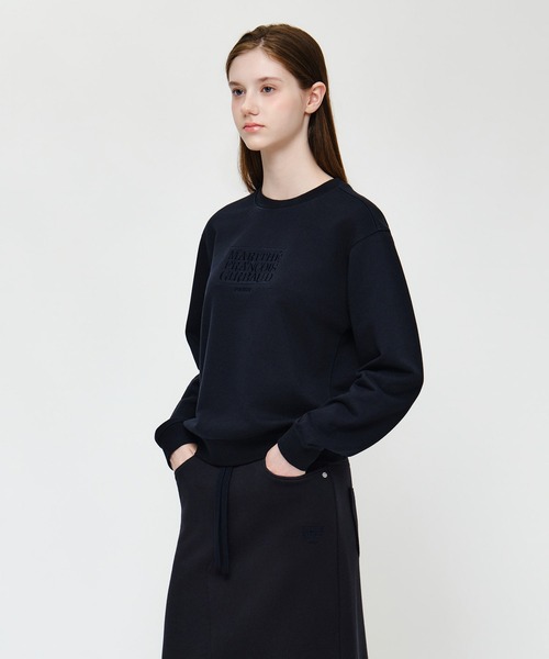 MARITHE + FRANCOIS GIRBAUD(マリテフランソワジルボー)の「W CLASSIC LOGO SWEATSHIRT(スウェット・レディース・ブラウン/ライトグレー/Navy/Cream・SMALL/MEDIUM)」の20枚目の写真