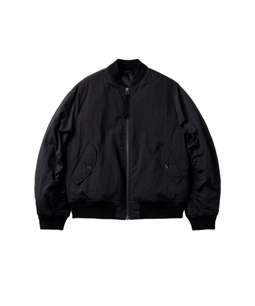 YOUCHE PRET A PORTER(ユッシュプレタポルテ)の「SI STRATA MA-1ジャケット ダークネイビー(ブルゾン・メンズ・その他・MEDIUM/LARGE)」の1枚目の写真