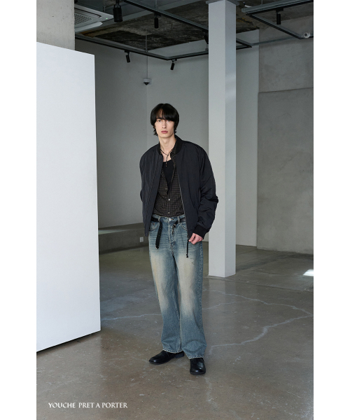 YOUCHE PRET A PORTER(ユッシュプレタポルテ)の「SI STRATA MA-1ジャケット ダークネイビー(ブルゾン・メンズ・その他・MEDIUM/LARGE)」の12枚目の写真