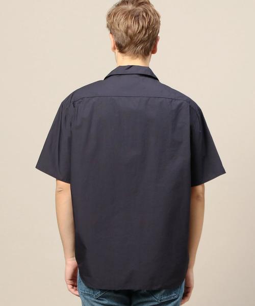 BEAUTY&YOUTH UNITED ARROWS（ビューティーアンドユースユナイテッドアローズ）の「BY タイプライター オープンカラー フォルム ショートスリーブ シャツ◆（シャツ/ブラウス・メンズ・ホワイト/ブラック/オリーブ/ネイビー・MEDIUM/X-LARGE/LARGE/SMALL）」の5枚目の写真