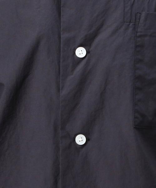 BEAUTY&YOUTH UNITED ARROWS（ビューティーアンドユースユナイテッドアローズ）の「BY タイプライター オープンカラー フォルム ショートスリーブ シャツ◆（シャツ/ブラウス・メンズ・ホワイト/ブラック/オリーブ/ネイビー・MEDIUM/X-LARGE/LARGE/SMALL）」の15枚目の写真