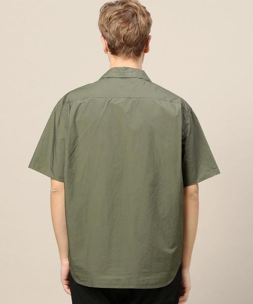 BEAUTY&YOUTH UNITED ARROWS（ビューティーアンドユースユナイテッドアローズ）の「BY タイプライター オープンカラー フォルム ショートスリーブ シャツ◆（シャツ/ブラウス・メンズ・ホワイト/ブラック/オリーブ/ネイビー・MEDIUM/X-LARGE/LARGE/SMALL）」の11枚目の写真