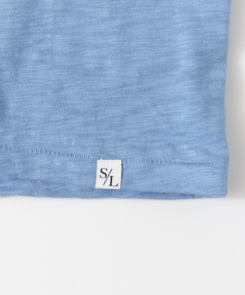 URBAN RESEARCH Sonny Label（アーバンリサーチサニーレーベル）の「Sonny Label スラブ天竺VネックT（Tシャツ/カットソー・レディース・ホワイト/ピンク/ブルー系その他/ブルー/カーキ/ブラック・FREE）」の9枚目の写真