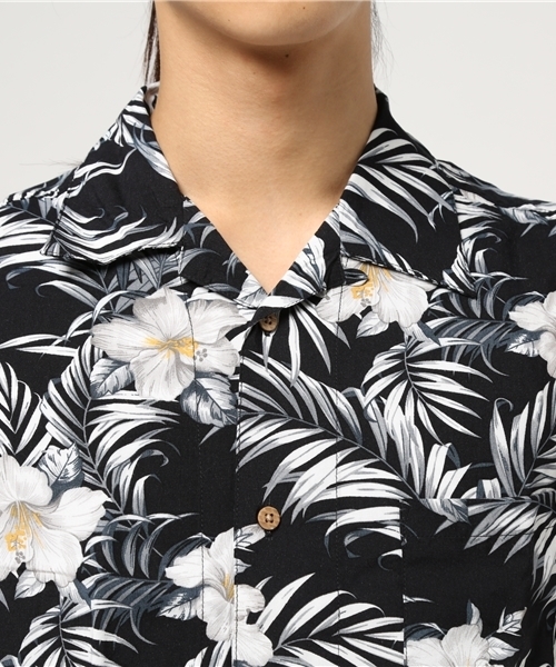 LB/S （エルビーエス）の「【SEAVAN】レーヨンアロハシャツ（シャツ/ブラウス・メンズ・ホワイト/ブラック/レッド/サックスブルー/アイボリー・LARGE/MEDIUM/X-LARGE/XX-LARGE）」の10枚目の写真