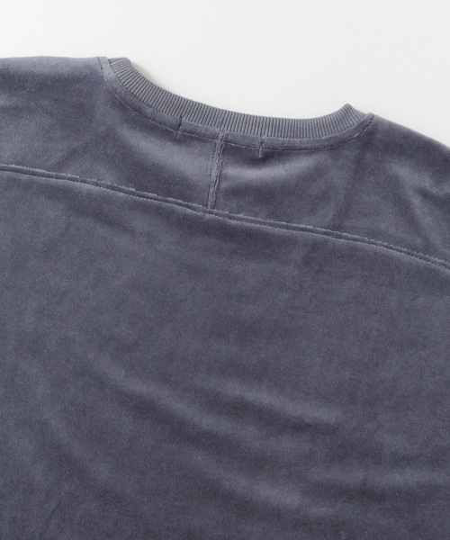 SENSE OF PLACE by URBAN RESEARCH（センスオブプレイスバイアーバンリサーチ）の「ベロアスウェットシャツ（スウェット・メンズ・ブルー/ブラック/ボルドー/ベージュ・LARGE/MEDIUM）」の10枚目の写真