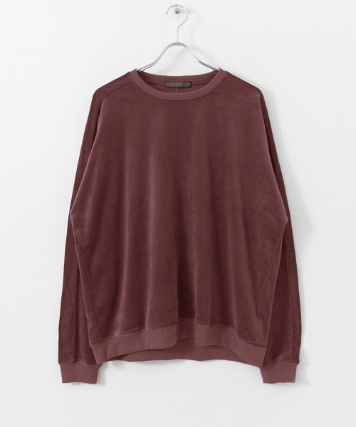 SENSE OF PLACE by URBAN RESEARCH（センスオブプレイスバイアーバンリサーチ）の「ベロアスウェットシャツ（スウェット・メンズ・ブルー/ブラック/ボルドー/ベージュ・LARGE/MEDIUM）」の17枚目の写真