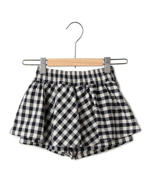 coen（コーエン）の「【coen kids】ストレッチキュロットスカート(100～150cm)（スカート・キッズ・その他1/ネイビー・110/100/130/140/120/150）」の3枚目の写真