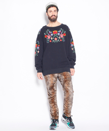 ALDIES | Owl Big Sweat 刺繍入り ビッグスウェット(スウェット)