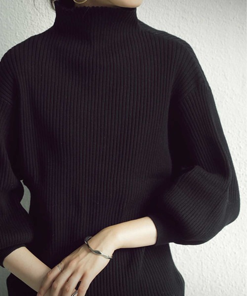 antiqua�i�A���e�B�J�j�́u���C�h�X���[�u�n�C�l�b�N�j�b�g�g�b�v�X�i�j�b�g/�Z�[�^�[�j�v�b�u���b�N