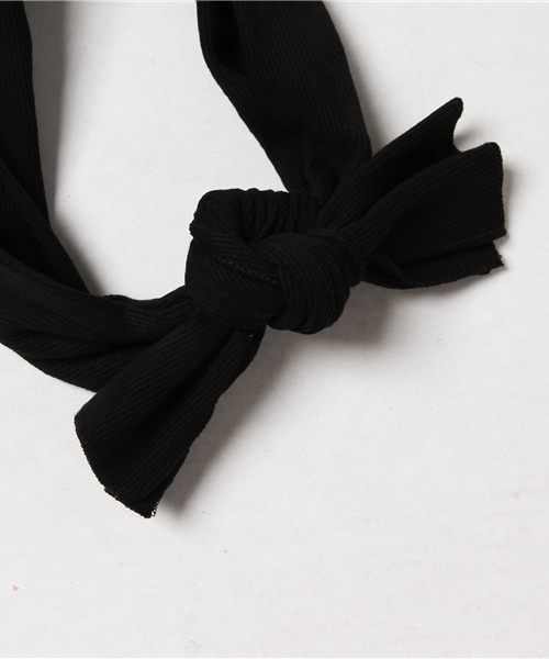 CONTROL FREAK / CTFK(コントロールフリーク)の「リブラフリボンヘアバンド(ヘアバンド・レディース・ボルドー/ブラック/ベージュ/ネイビー・FREE)」の6枚目の写真