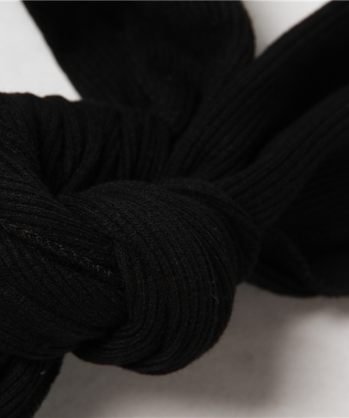 CONTROL FREAK / CTFK(コントロールフリーク)の「リブラフリボンヘアバンド(ヘアバンド・レディース・ボルドー/ブラック/ベージュ/ネイビー・FREE)」の7枚目の写真