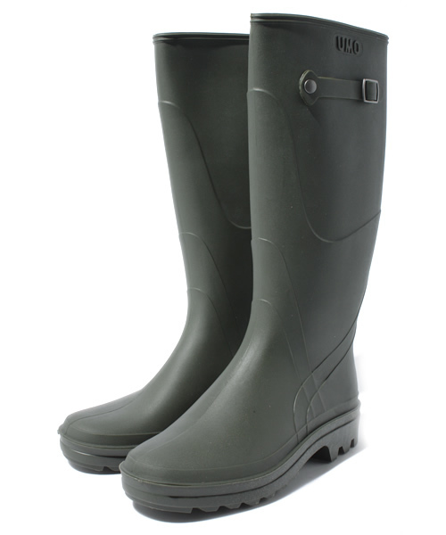 BEAMS（ビームス）の「○UMO ﾗﾊﾞｰRAINﾌﾞｰﾂ（レインシューズ・メンズ・ブラック/オリーブ・40/41/42）」の2枚目の写真