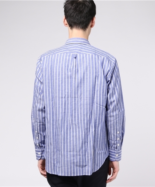 McGREGOR（マックレガー）の「ストライププルオーバーシャツ（シャツ/ブラウス・メンズ・ブルー系その他/ブルー・L/M/LL）」の4枚目の写真